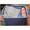 Image 1 : BIN OF MOVING BLANKETS
