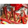 Image 1 : LOT OF 4 JACK STANDS; (2) MOTOMASTER 2 TON (2)