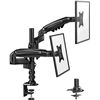 Image 1 : REPACKAGED HUANUO DUAL GAS SPRING MONITOR MOUNT