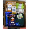 Image 1 : BOX WITH CLEANERS & ACCESSORIES INCLUDING