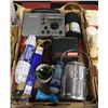 Image 1 : FLAT OF HUNTING/FISHING/CAMPING GEAR INCL.