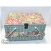 Image 1 : VINTAGE SEWING BASKET