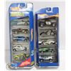 Image 1 : 10 NEW HOT WHEELS - 5 CAR GIFT PACKS X 2
