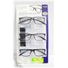 Image 1 : FOSTER GRANT READING GLASSES 3 PACK +2.50