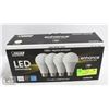 Image 1 : 4 PACK FEIT LED BRIGHT WHITE BULBS, DIMMABLE
