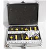 Image 1 : NEW 12PC CARBIDE ROUTER SET, IN SHANK, METAL BOX