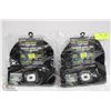 Image 1 : 2 NEW 4 LED HEAD LAMP TOQUES