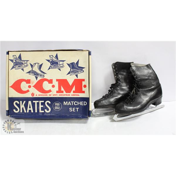 VINTAGE CCM SKATES IN BOX