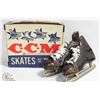 Image 1 : VINTAGE CCM SKATES IN BOX