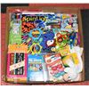 Image 1 : BOX FULL OF ARTS & CRAFTS SUPPLIES INCLUDING
