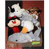 Image 1 : BOX WITH 6 PLUSH KELLY TOY HAND PUPPETS -