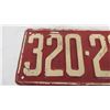 Image 2 : 1925 "KAN" License plate - repainted