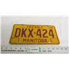 Image 1 : 1976 Manitoba license plate