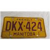 Image 2 : 1976 Manitoba license plate