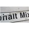 Image 4 : Asphalt mix aluminum sign - 6x29.5