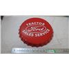 Image 1 : Ford Tractor Sales/Service tin wall hanging - 16.5" diameter