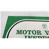 Image 2 : Motor vehicle inspection aluminum sign - 14.5x24 - double sided