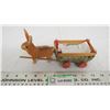 Image 1 : Wagon and horse decorative item