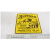 Image 1 : Buffalo Motor Oil porceain sign - 12x12