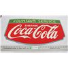 Image 1 : Coca Cola porcelain sign - 14x27