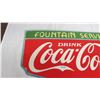 Image 2 : Coca Cola porcelain sign - 14x27