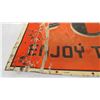Image 6 : Orange Crush tin sign stamped st thomas metal signs - 19.25x27.25
