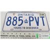 Image 3 : (3) Ontario license plates