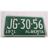 Image 2 : Pair of 1971 Alberta Plates