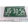 Image 3 : Pair of 1971 Alberta Plates