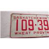 Image 2 : 1958 Saskatchewan License plate
