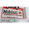 Image 3 : Mobil Oil flanged porcelain sign - 12x14.25