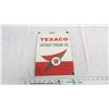 Image 1 : Texaco aircraft engine oil porcelain sign - 8.5 x 12