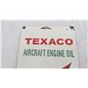Image 2 : Texaco aircraft engine oil porcelain sign - 8.5 x 12