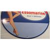 Image 4 : Esso Marine oils + greases porcelain sign - 11.75" diameter