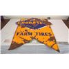 Image 6 : Good Year farm tires porcelain sign - 31.5 x 35 - double sided