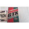 Image 3 : Castrol GTX + Champion spark plugs tin signs - 7.75x11.75