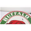 Image 2 : Buffalo gasoline porcelain sign - 30" diameter - double sided