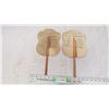 Image 3 : (2) vintage hand fans