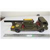 Image 1 : Nylint Toy Army Truck "electronic cannon" battery operated - untested - 19" long