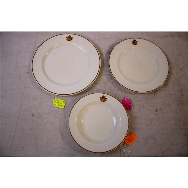 CN 9  Plate + CN Hotels 10  Plate + CN Soup Bowl 7.5  rim