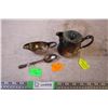 Image 1 : CPR Silver Plated Teapot + Creamer + Spoon