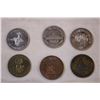 Image 2 : (9) commemorative coins/medallions from around Canada