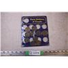 Image 1 : (13) Floral Emblems of Canada coins