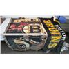 Image 1 : Bruins Rug + Blanket (rug is 49x54 - blanket is 45x59)