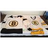 Image 1 : Bruins Jerseys (2) - (adult M + ?) - used