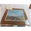 Image 1 : Saskatchewan Harvest Art in frame #'d 51/275 - 1980