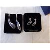 Image 4 : Rogers Child’s Silver plated set + 2 pairs of sterling earrings