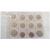 Image 1 : Holder with US 50c coins - 1971,72,73,76,77,78,81 + (2) US Dollar Coins - 72,77