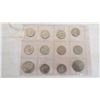 Image 4 : Holder with US 50c coins - 1971,72,73,76,77,78,81 + (2) US Dollar Coins - 72,77