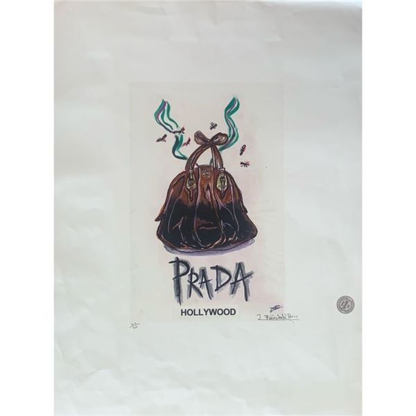 Prada Classic Bag Fairchild Paris Print Art Collection